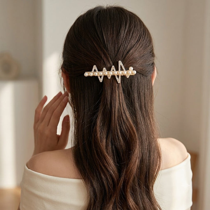Stardust Rhythm Rhinestone Hair Clip