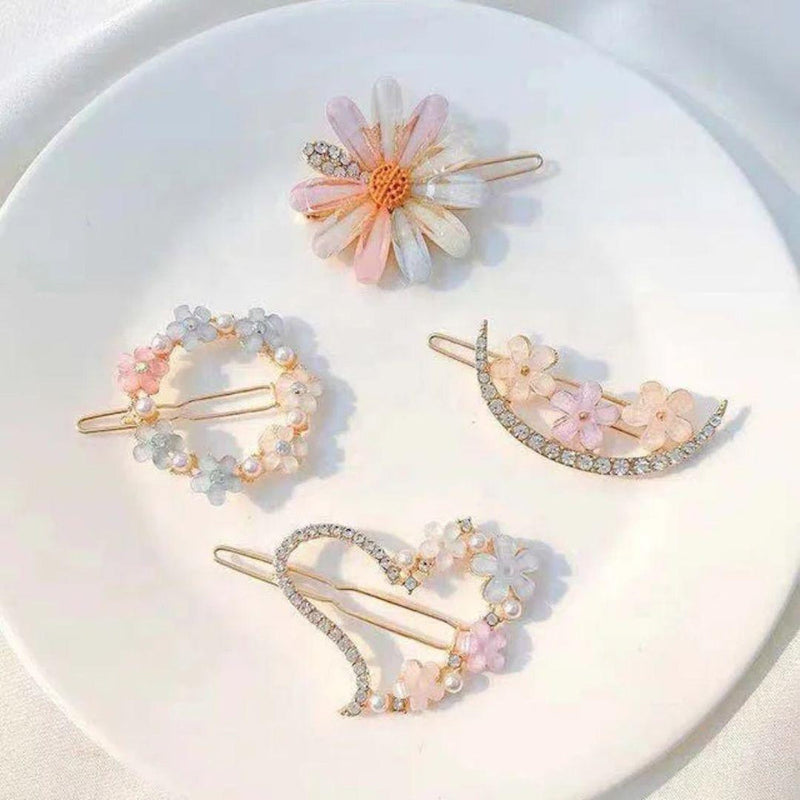 Bella Floral Hairclips