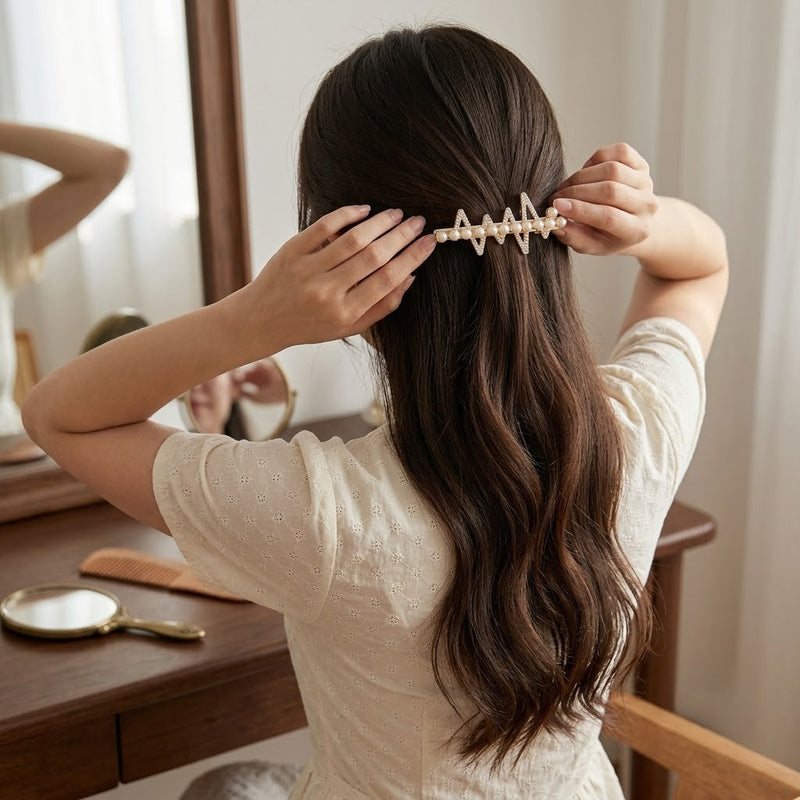 Stardust Rhythm Rhinestone Hair Clip