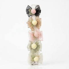 Pastel Organza Hair Bow Clip