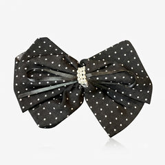 Polka Dot Hair Bow Clip