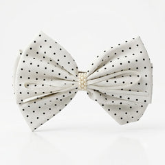 Polka Dot Hair Bow Clip