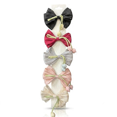 Dangle Tulip Hair Bow Clips