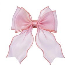 Gradient Organza Bow Clips