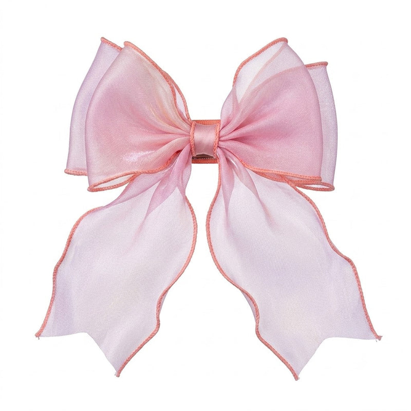 Gradient Organza Bow Clips