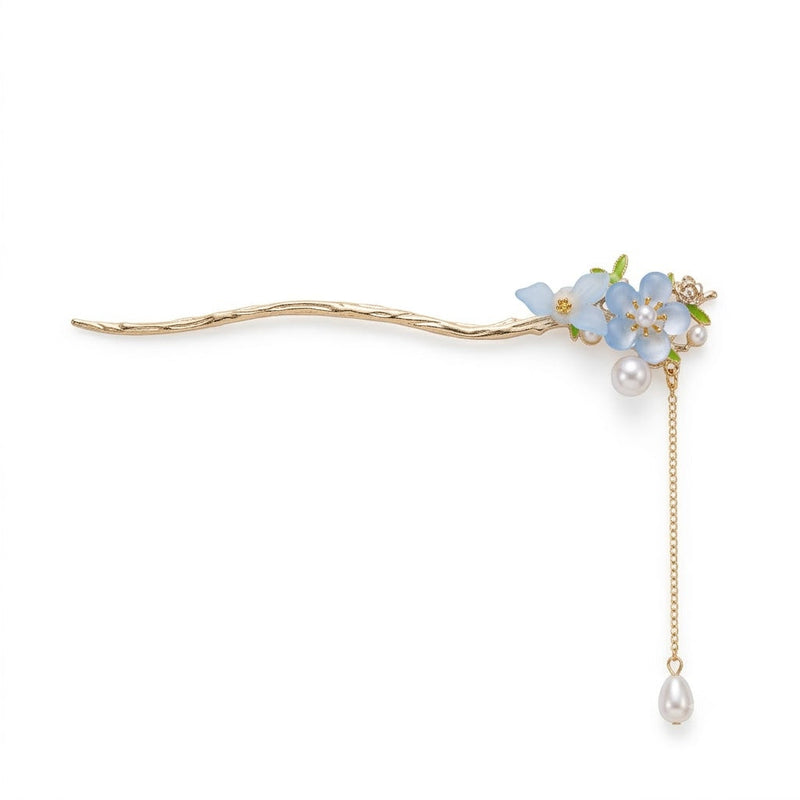 Dewy Forget-Me-Not Hair Stick