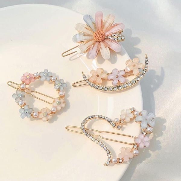 Bella Floral Hairclips