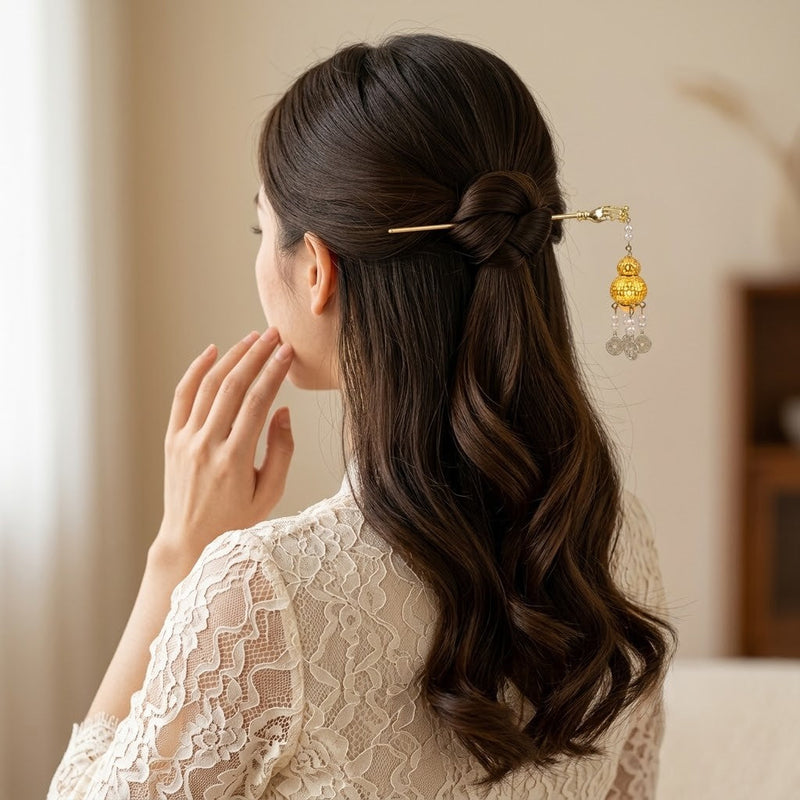 Ancient Lotus Lantern Hairpin