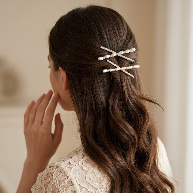 Intersection Pearl slide Hair Pin