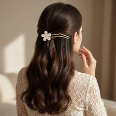 Pearl Flower Hair Fork