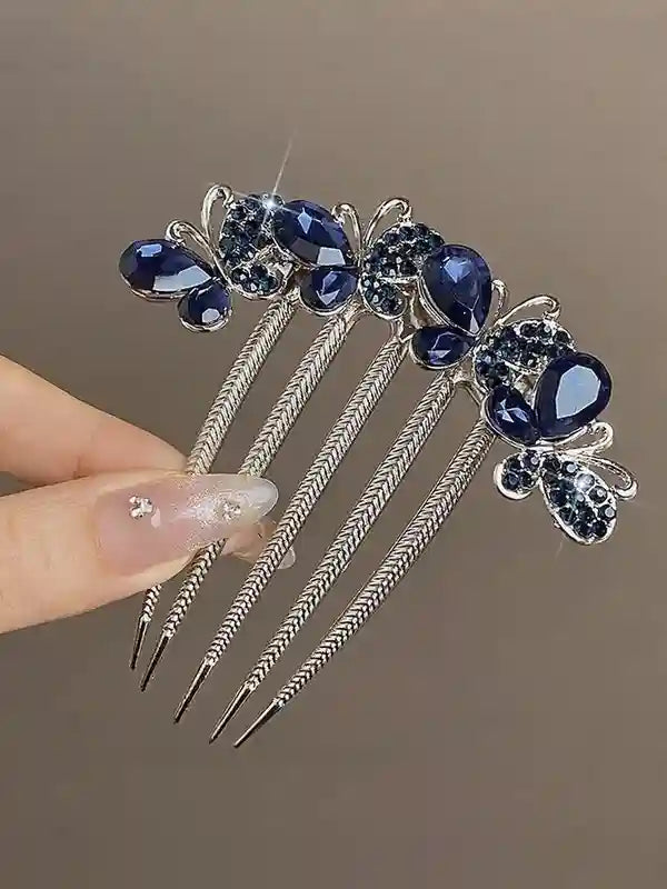 Twilight Butterfly Tiara Hair Pin