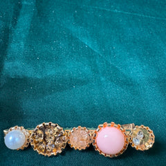 Pastel Mosaic Hair Clip Set