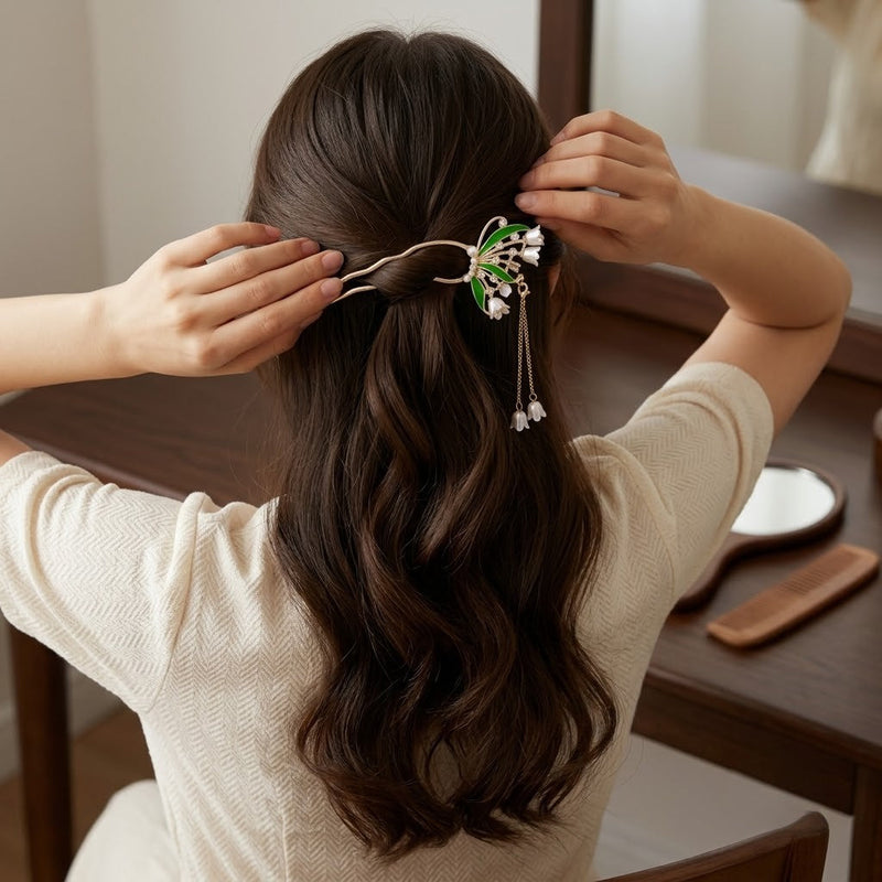 Lily of the Valley U Hair Pin
