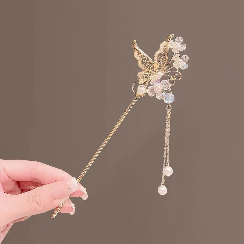 Butterfly Moonlit Garden Hair Stick