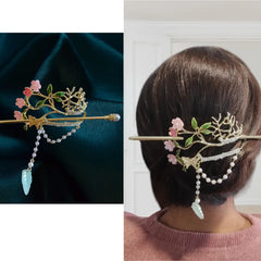 Midnight Garden Sonata Hair Clip