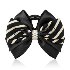 Retro Strip Ribbon Hair Claw