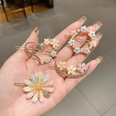 Bella Floral Hairclips