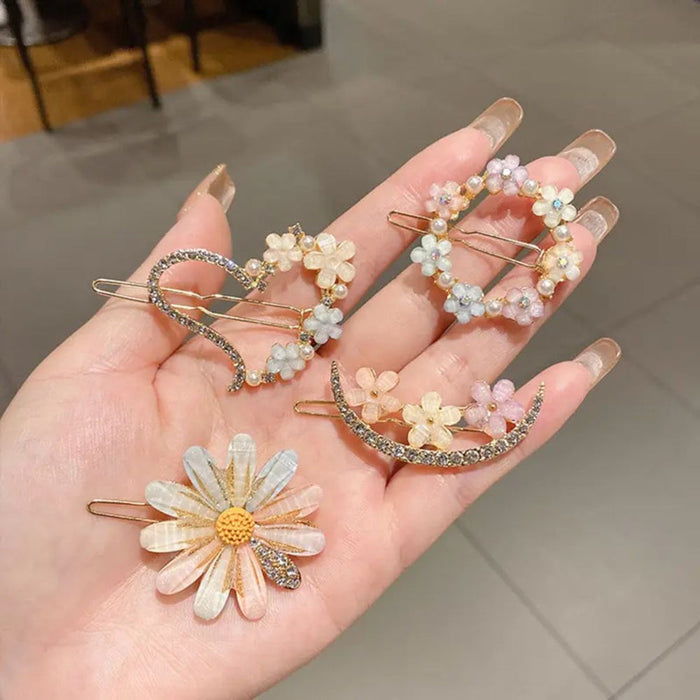 Bella Floral Hairclips