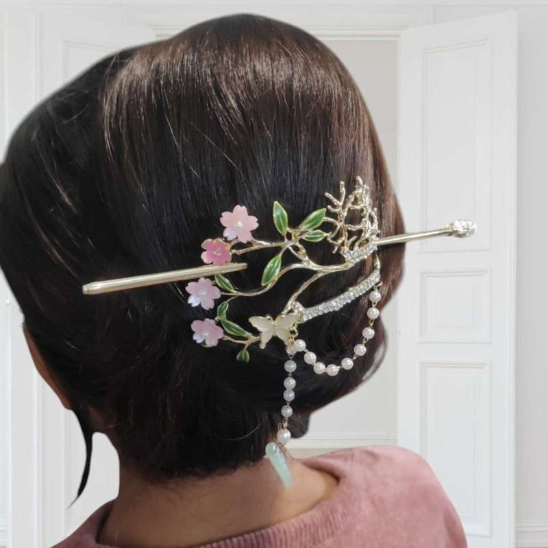 Midnight Garden Sonata Hair Clip