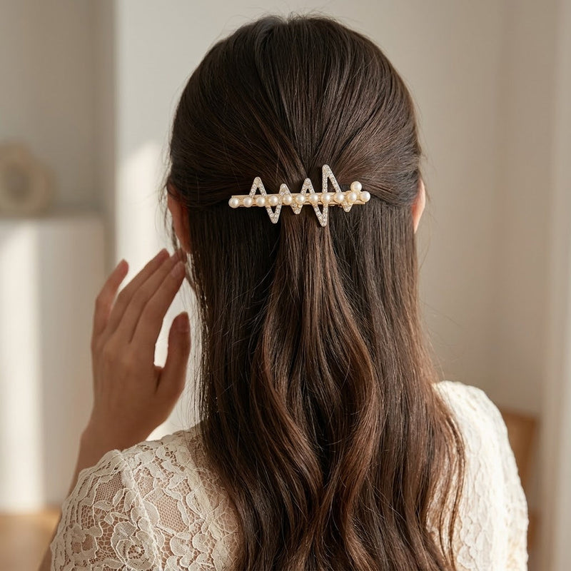 Stardust Rhythm Rhinestone Hair Clip