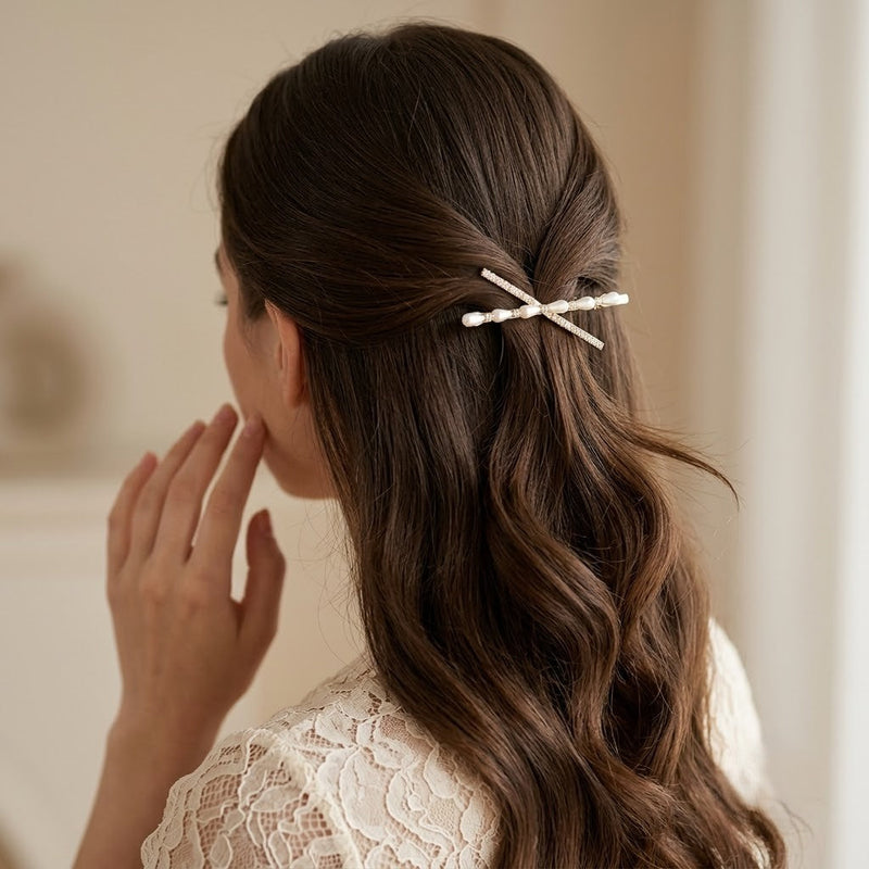 Intersection Pearl slide Hair Pin